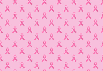Breast cancer awareness seamless pattern background. design. Vector. Illustration.