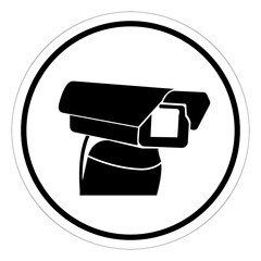 CCTV Security Camera Symbol Sign, Vector Illustration, Isolate On White Background Label .EPS10