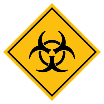 Infection Hazard Label Symbol Sign ,Vector Illustration, Isolate On White Background Label .EPS10