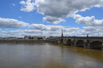 Fototapeta premium bridge on Loire river
