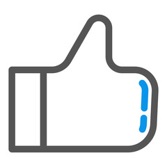 Obraz premium thumbs up icon