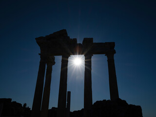 Fototapeta premium Temple of Apollo in Side, Antalya, Turkey