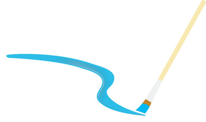 絵筆のイラスト