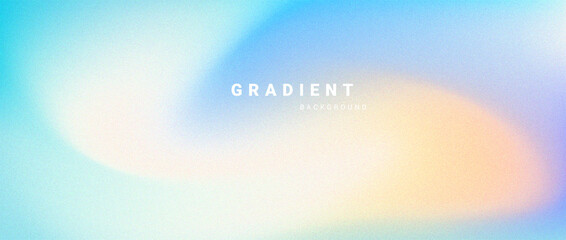Abstract gradient colorful background with grainy texture - obrazy, fototapety, plakaty