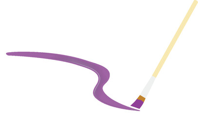 絵筆のイラスト