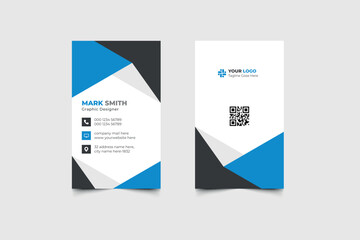 Vertical Business Card Design