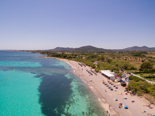 playa de Es Ribell,  Cala sa Marjal, Costa de los Pinos, Son Servera, mallorca, balearic islands,...