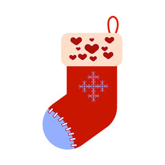 Christmas Stocking Illustration Vector