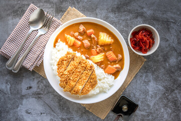 Japanese Curry with Pork.
