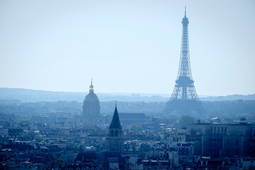 torre Eifiel desde Cathédrale Notre Dame, Paris, France,Western Europe