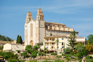 Iglesia de San Juan Bautista, 1248, Calviá, Mallorca, balearic islands, spain, europe