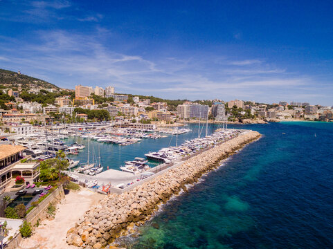 puerto deportivo Cala Nova, Cala Major, Palma,  Mallorca, balearic islands, spain, europe