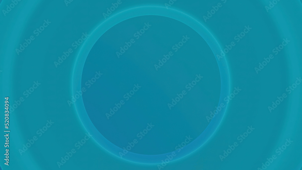 Poster pulsating circle with wave rings. design. bright colored background with pulsating circle and rings.