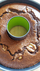 chocolate cake on a plate