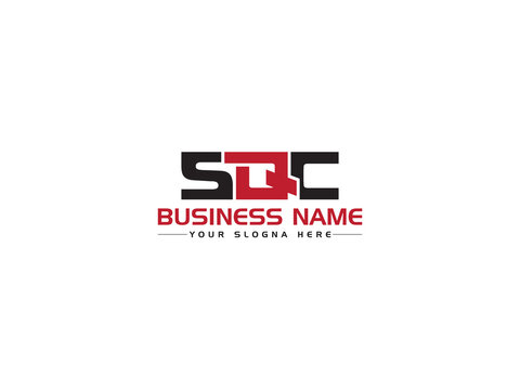 Initial SQC Logo Letter Vector, Creative SQ s q c Logo Icon Vector Symbol Design For Any Type Of Your Business Or Brand