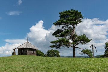 Obraz premium abandoned house in the field