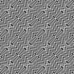 Seamless ethnic pattern. Rhombuses ornament. Diamonds backdrop. Tiles wallpaper. Ethnic motif. Geometric background. Digital paper. Tribal textile print. Web design. Abstract vector art.