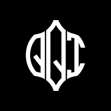 QQI letter logo. QQI best black background vector image. QQI Monogram logo design for entrepreneur and business.
