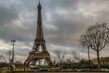 Fototapeta premium Eiffel tower paris