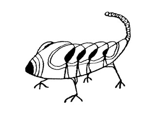 Fantasy insect drawing