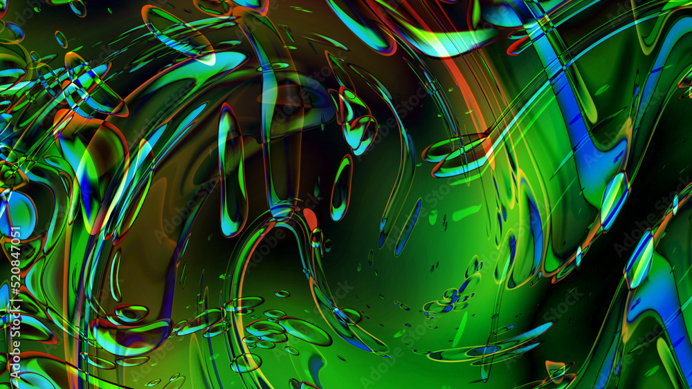 Poster abstract colorful twirl wave background 4k. abstract wave gradient stripes.