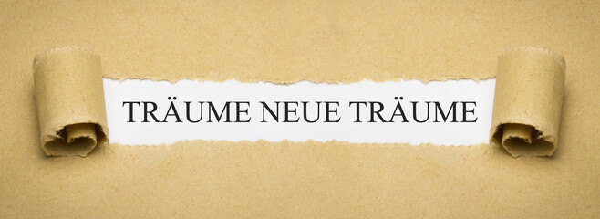 träume neue Träume