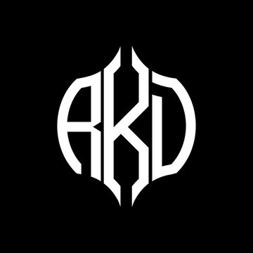 RKD letter logo. RKD best black background vector image. RKD Monogram logo design for entrepreneur and business.
