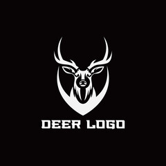 deer, hunting, flat and vintage design collection templates.