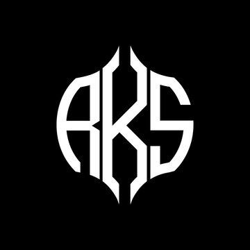 RKS letter logo. RKS best black background vector image. RKS Monogram logo design for entrepreneur and business.
