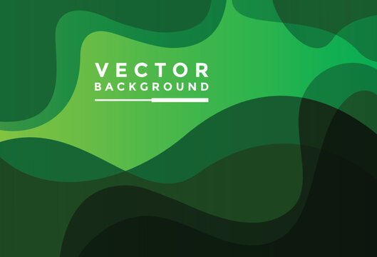 Green background vector illustration lighting effect graphic for text and message board design infographic.