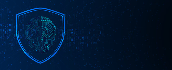 Conceptual technology illustration of artificial intelligence