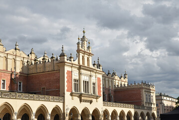 Halle aux draps à Cracovie. Pologne
