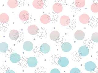 オシャレな水玉の背景素材