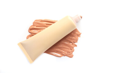 Tone cream tube liquid foundation texture