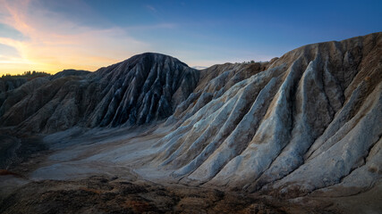 Ural Mars - picturesque territory of industrial dumps, Russia, Sverdlovsk region, summer 2022