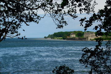 Lake Ontario, viewed from the shore on Niagara-on-the-Lake, Canada