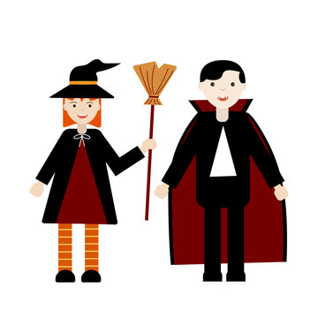 Vector isolated image for use in the design of the Halloween holiday