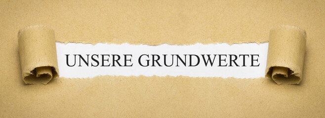 Unsere Grundwerte