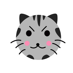 Cat cute vector, Cat day, Cat elements, Cat love, Cat lovers