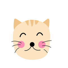 Obraz premium Cat cute vector, Cat day, Cat elements, Cat love, Cat lovers