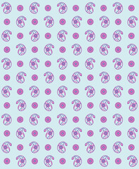 bandana colorful paisley seamless patterns, indian vector paisley background