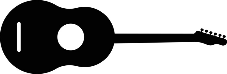 Simple Guitar Music Instrument Icon