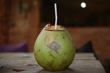 kokos, napój z kokosa, bali