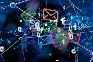 Mail Communication Connection message to mailing