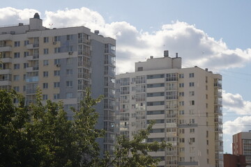 Full-color horizontal photo. Linear geometric composition. An inanimate landscape of parts of the...
