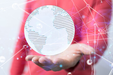 internet net and data digital concept.