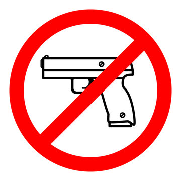 no guns allowed- SIGN