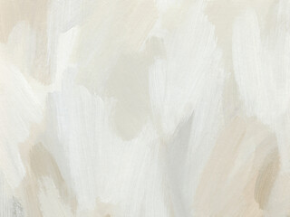 Artistic background with paint brush strokes. Abstract hand painted texture in light neutral colors