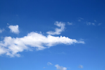 Cloud Cumulus and blue sky.