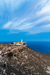 Fototapeta na wymiar Lighthouse, Cabo de Gata, Almería, Spain